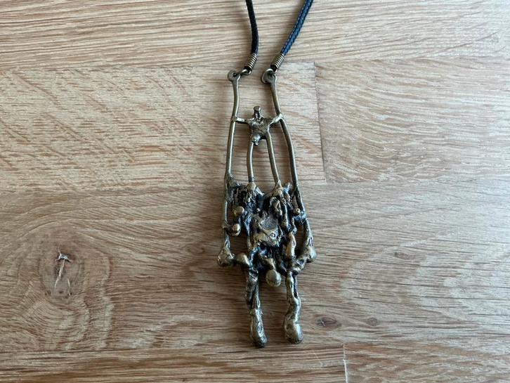 Ketting /hanger brons, waarschijnlijk Finland, Sieraden, Tassen en Uiterlijk, Kettingen, Zo goed als nieuw, Overige materialen