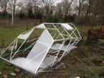 Oeps. Kleine hobbykas, kleine kas 161x236 cm, Tuin en Terras, Kassen, Verzenden, Glas, Aluminium, Kweekkas