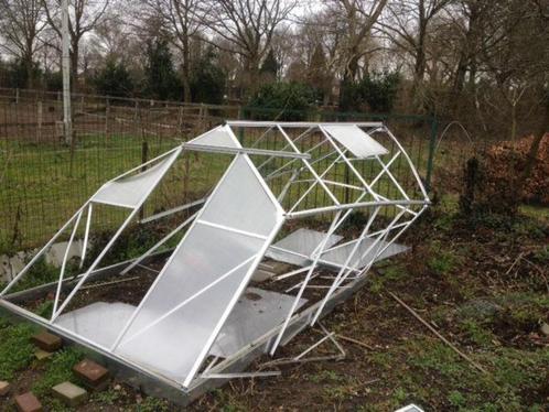 Oeps. Kleine hobbykas, kleine kas 161x236 cm, Tuin en Terras, Kassen, Nieuw, Kweekkas, Aluminium, Glas, Verzenden