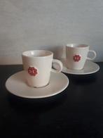 D.E. Douwe Egberts koffie kop en schotel 2x NIEUW, Huis en Inrichting, Keuken | Servies, Ophalen of Verzenden, Nieuw, Overige stijlen