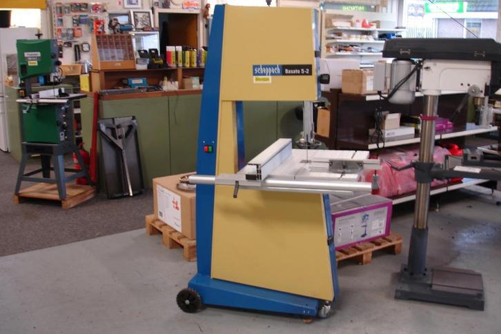 Scheppach lintzaagmachine Basato 5.2, Doe-het-zelf en Verbouw, Gereedschap | Zaagmachines, Gebruikt, Lintzaag, 1200 watt of meer