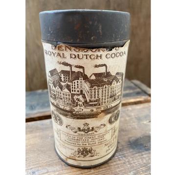 Zeer zeldzaam oud blikje Bensdorp Royal Dutch Cacao beschikbaar voor biedingen