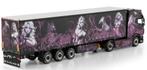WSI DAF XG+ SCHUIFZEILEN OPLEGGER - PHOENIX QUEEN PLUTA, Hobby en Vrije tijd, Modelauto's | 1:50, Wsi, ., Nieuw, Ophalen of Verzenden
