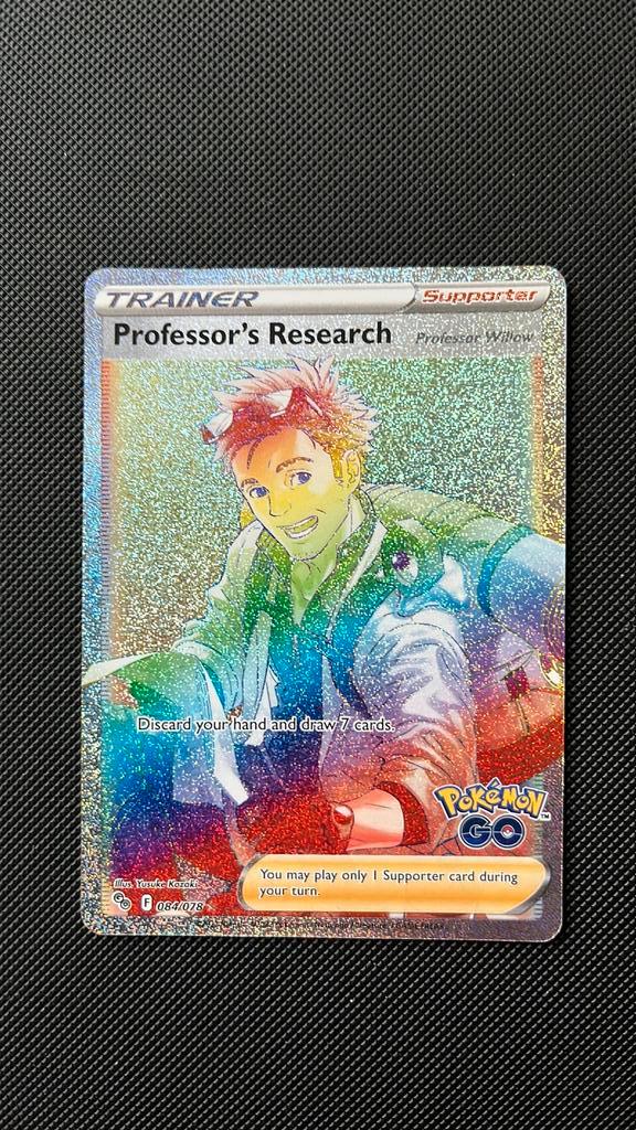Professor’s research pgo 084, Hobby en Vrije tijd, Verzamelkaartspellen | Pokémon, Zo goed als nieuw, Ophalen
