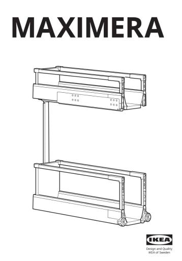 2x Ikea Maximera uittrekbare kastinrichting (20x60cm) - afbeelding 1
