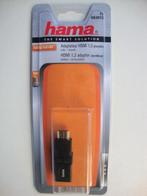 HAMA HDMI ADAPTER 90 GRADEN OF VERLENGER VERGULD FULL HD TV, Ophalen of Verzenden, Nieuw, Minder dan 2 meter, HDMI-kabel