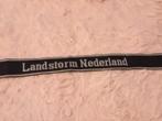 armelband waffen ss Landstorm Nederland, Verzamelen, Verzenden, Landmacht, Duitsland, Embleem of Badge
