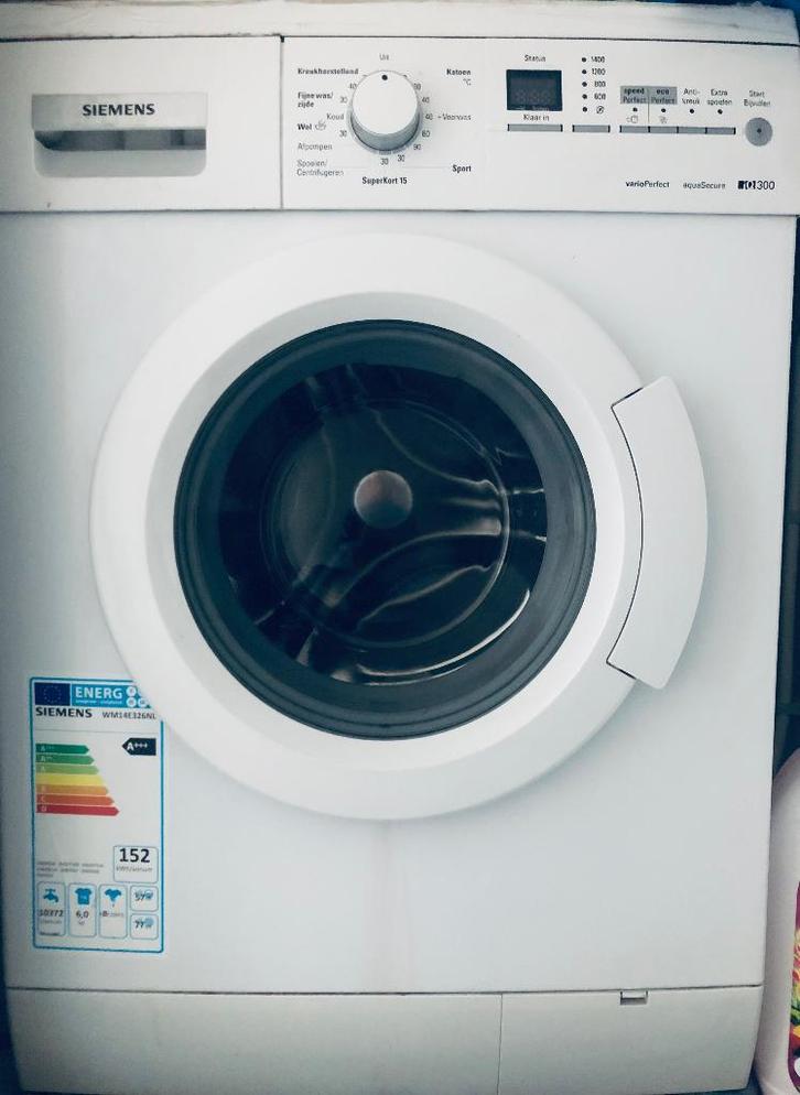 Siemens wasmachine IQ300, Witgoed en Apparatuur, Wasmachines, Zo goed als nieuw, 6 tot 8 kg, Minder dan 85 cm, 1200 tot 1600 toeren