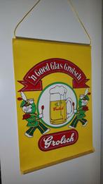 Grolsch poster, Verzamelen, Biermerken, Reclamebord, Plaat of Schild, Grolsch, Zo goed als nieuw, Ophalen