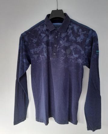Gabbiano blauwe polo lange mouw-longsleeve maat S strijkvrij beschikbaar voor biedingen