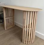 Wandtafel/make up tafel, Huis en Inrichting, Tafels | Bijzettafels, Nieuw, 75 cm of meer, Ovaal, Hout