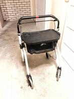 Te koop Rollator Wit met duwbeugel, Diversen, Rollators, Ophalen, Opvouwbaar, Zo goed als nieuw