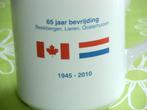 Mok 65 jaar bevrijding Beekbergen Lieren Oosterhuizen, Ophalen of Verzenden, Zo goed als nieuw