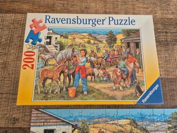 Puzzel "Nadine bij de ponies" 200 stukjes Ravensburger beschikbaar voor biedingen