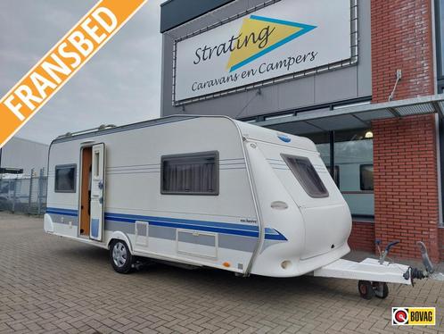 Hobby Exclusive 540 UF 2005 Mover/Voortent, Caravans en Kamperen, Caravans, Bedrijf, tot en met 4, 1000 - 1250 kg, Rondzit, Hobby