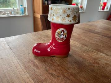 Villeroy & boch kerst laarsje vaas 17/18cm beschikbaar voor biedingen