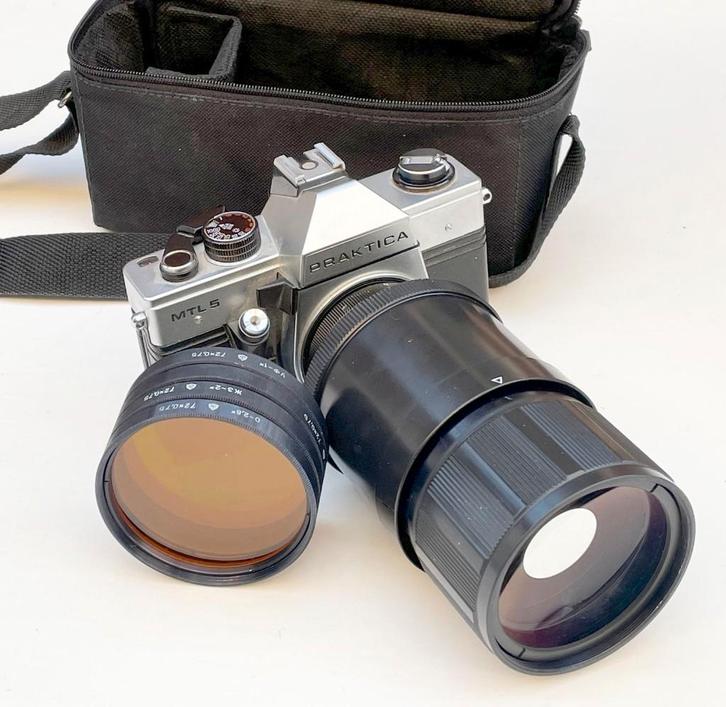 LZOS Russische M42 Mirror lens 500mm f8 - MC 3M-5CA, Verzamelen, Fotografica en Filmapparatuur, Lens of Lenzen, 1960 tot 1980