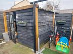 schuur 2.85 br. 3.50l 220 h.met deur,werkbank,tuindeur, Ophalen, Gebruikt, Schuur