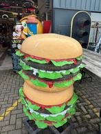 Reclame dubbele hamburger, Verzamelen, Ophalen, Reclamebord