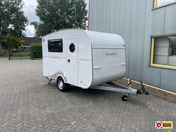 Hobby Beachy 360 met voortent, Caravans en Kamperen, Caravans, Bedrijf, tot en met 2, 750 - 1000 kg, Overige, Hobby, Dwarsbed