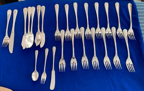 Gero 18/8  Linetti: visbestek lepeltje vorkje enz., Huis en Inrichting, Keuken | Bestek, Gebruikt, Los bestek, Overige materialen