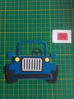 B4 Stansjes blauwe jeep, Ophalen of Verzenden, Zo goed als nieuw, Overige thema's, Overige typen
