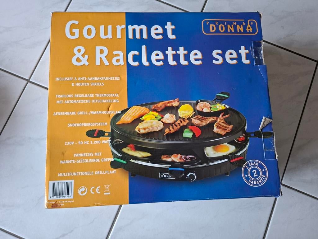 Gourmet& Raclette set., Ophalen of Verzenden, Nieuw, 8 personen of meer