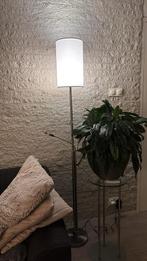 RVS vloerlamp led met leeslamp, Huis en Inrichting, Lampen | Vloerlampen, Ophalen, Zo goed als nieuw, 150 tot 200 cm