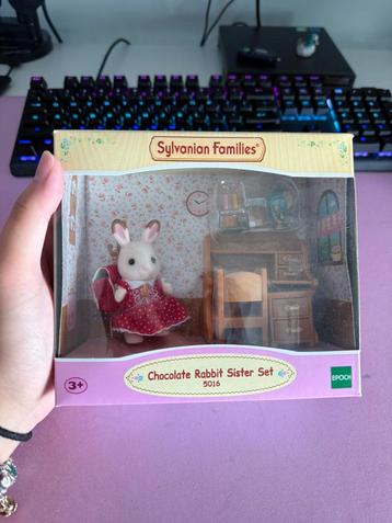 Chocolate Rabbit Sister Set Sylvanian Families beschikbaar voor biedingen