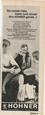 Retro reclame 1969 Hohner muziekinstrumenten kinderen, Verzamelen, Verzenden, Overige typen