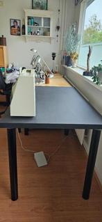 solide zwarte tafel 75 cm breed x 120 cm lang x 75 cm hoog, Huis en Inrichting, Tafels | Eettafels, Ophalen, 100 tot 150 cm, 50 tot 100 cm