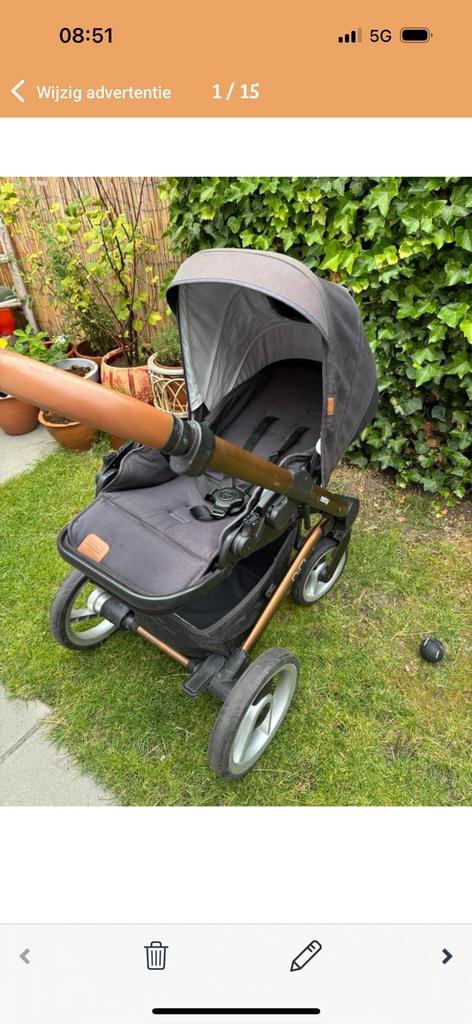 Mutsy nio kinderwagen MET MAXICOSI JOIE, Kinderen en Baby's, Kinderwagens en Combinaties, Gebruikt, Combiwagen, Mutsy, Met reiswieg