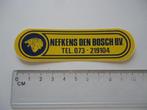 sticker oud Peugeot NEFKENS den bosch bv auto car retro, Verzenden, Zo goed als nieuw, Bedrijf of Vereniging