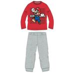Super Mario Pyjama - Rood/Grijs - Maat 98, Nieuw, Jongen of Meisje, Ophalen of Verzenden, Nacht- of Onderkleding