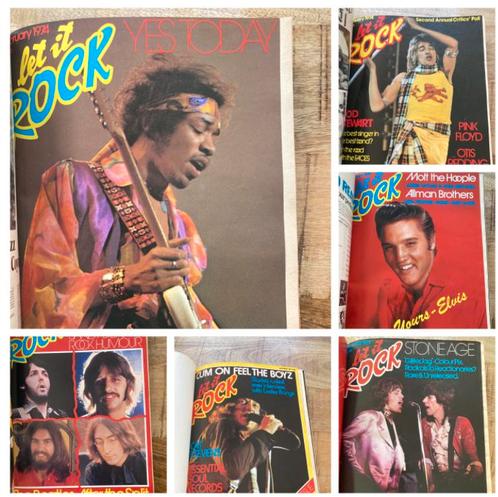 12x LET IT ROCK Magazine 1973/1974 ingebonden, Boeken, Tijdschriften en Kranten, Muziek, Film of Tv, Ophalen of Verzenden