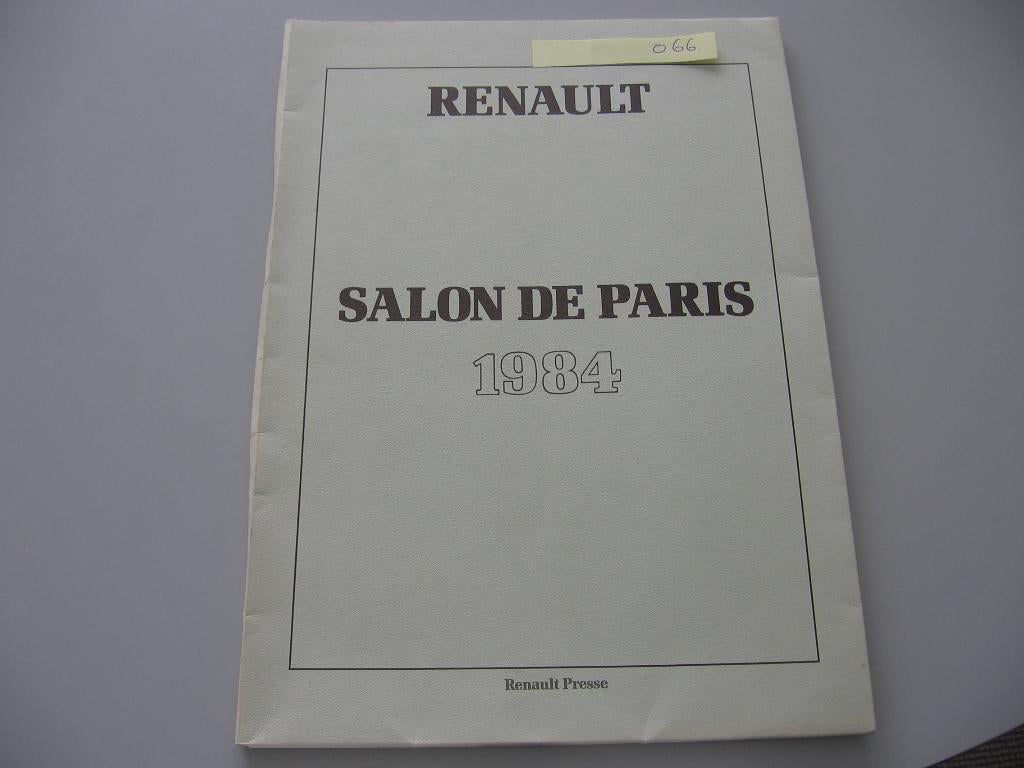 REN 166 Renault Salon de Paris 1984,, Ophalen of Verzenden, Zo goed als nieuw, Renault