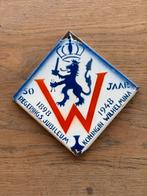 Koningshuis Wilhelmina 50 Jaar emaille bordje, Ophalen