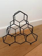 Zwart wijnrek voor 6 flessen, Ophalen, 5 tot 15 flessen, Nieuw, Metaal