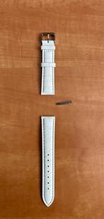 NIEUWE lederen horloge bandje Krokolook, Overige merken, Leer, Staal, Verzenden