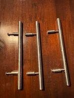 32 RVS handgrepen voor bijv. keukenkastjes, Huis en Inrichting, Keuken | Keukenelementen, Minder dan 50 cm, Overige kleuren, Ophalen of Verzenden