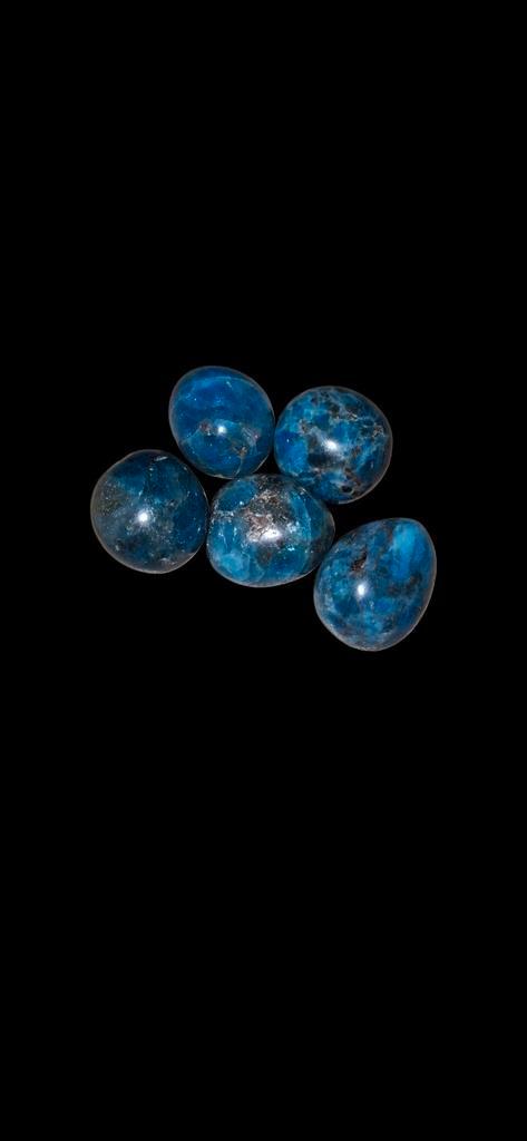 Blauwe apatiet, Verzamelen, Mineralen en Fossielen, Mineraal, Ophalen of Verzenden