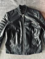 Leren jas, Maat 38/40 (M), Guess, Zwart, Ophalen of Verzenden