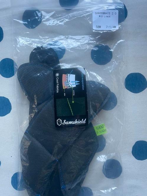 Samshield cap liner shadowmatt maat 58M, Dieren en Toebehoren, Paardrijkleding, Nieuw, Dames, Heren, Cap, Overige soorten, Ophalen of Verzenden