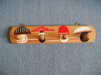 VINTAGE KAPSTOKJE, PADDENSTOELEN, HOUT, Ophalen of Verzenden, Gebruikt