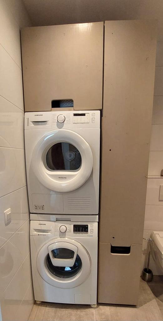 Wasmachine/Droger Ombouw met Opbergruimte, Huis en Inrichting, Kasten | Overige, Gebruikt, Ophalen