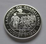 Tokelau 50 Tala 1991  Guadalcanal  0.999%, Verzenden, Zilver