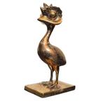 emoe struisvogel kuiken beeld messing, Ophalen of Verzenden