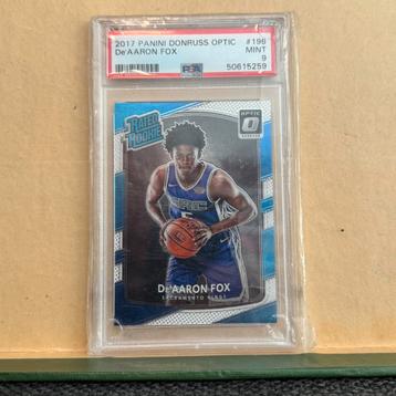 De’Aaron Fox RC PSA 9 kaartje NBA Optic MINT basketbal card beschikbaar voor biedingen