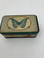 oud blikje met vlinders, Verzamelen, Ophalen of Verzenden, Gebruikt, Overige