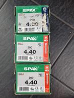 SPAX schroeven 4x30 en 4x40 (4 doosjes), Doe-het-zelf en Verbouw, IJzerwaren en Bevestigingsmiddelen, Ophalen of Verzenden, Nieuw